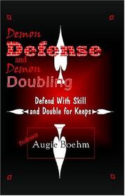 Cover of: Demon Defense And Demon Doubling: Defend With Skill And Double For Keeps