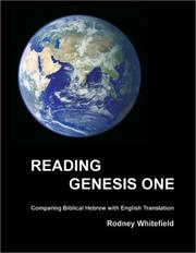 Cover of: Reading Genesis One | Rodney Whitefield