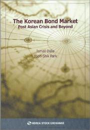 Cover of: The Korean bond market: post Asian crisis and beyond