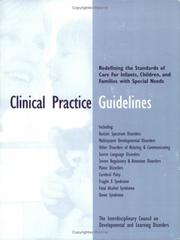 Clinical Practice Guidelines by ICDL Clinical Practice Guidelines Workgroup