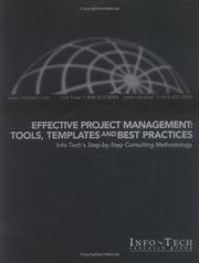 Cover of: Effective Project Management by Info-Tech Research Group