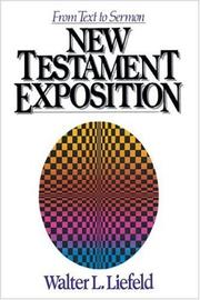 Cover of: New Testament Exposition by Walter L. Liefeld