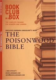 Cover of: Bookclub-in-a-Box Discusses The Poisonwood Bible, the Novel by Barbara Kingsolver