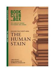 Cover of: Bookclub-in-a-Box Discusses The Human Stain, the Novel by Philip Roth (Bookclub in a Box Discusses)