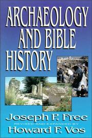 Cover of: Archaeology and Bible history
