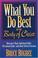 Cover of: What you do best