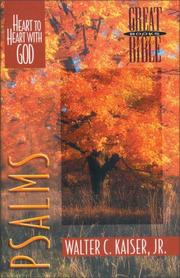 Cover of: Psalms by Jr., Dr. Walter C. Kaiser