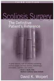 Cover of: Scoliosis Surgery by David K. Wolpert