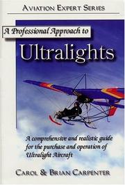 Cover of: A Professional Approach to Ultralights