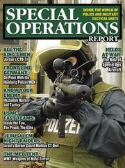 Cover of: Special Operations Report, Vol. 1 by Samuel Katz, Steven Hartov