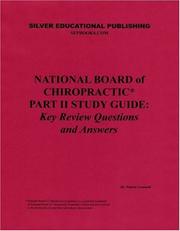 Cover of: National Board of Chiropractic Part II Study Guide: Key Review Questions and Answers