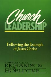 Cover of: Church leadership by Richards, Larry