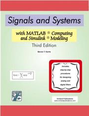 Cover of: Signals and Systems with MATLAB Computing and Simulink Modeling