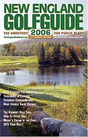 Cover of: New England Golf Guide 2006 by John Dicocco and Mark Williams