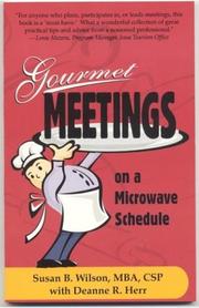 Cover of: Gourmet Meetings on a Microwave Schedule