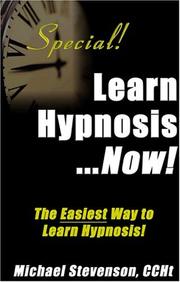 Cover of: Learn Hypnosis... Now!