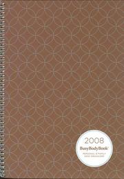 Cover of: 2008 BusyBodyBook Personal & Family Organizer | Joan Goldner