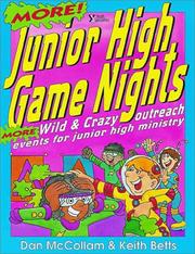 Cover of: More junior high game nights by Dan McCollam