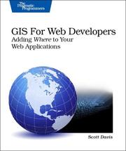 Cover of: GIS for Web Developers | Scott Davis