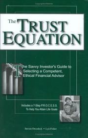 Cover of: The Trust Equation by Steven Drozdeck; Lyn Fisher