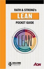 Cover of: Rath & Strong's Lean Pocket Guide