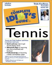 Cover of: The Complete Idiot's Guide(R) to Tennis