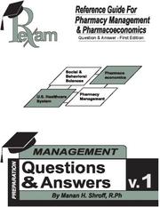 Cover of: Reference Guide For Foreign Pharmacy Licensing Exam Pharmacy Management & Pharmacoeconomics Question and Answers (FPGEE)