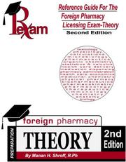 Cover of: Reference Guide for Foreign Pharmacy Licensing Exam Theory 2nd Edition ( FPGEE )