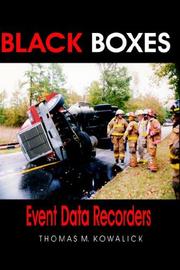 Cover of: Black Boxes: Event Data Recorders