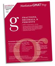 Cover of: Fractions, Decimals, & Percents Gmat Preparation Guide (Manhattan Gmat Prep)