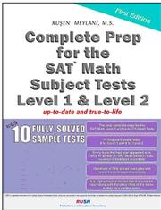 Cover of: Complete Prep For The SAT Math Subject Tests--Level 1 And Level 2