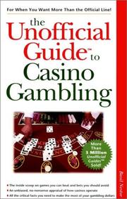 Cover of: Unofficial Guide to Casino Gambling