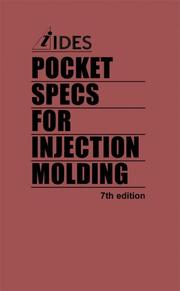 Cover of: Pocket Specs for Injection Molding by IDES Inc. & Dr. Michael Kmetz