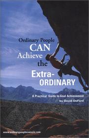 Cover of: Ordinary People Can Achieve the Extraordinary