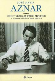 Cover of: Aznar: Eight Years As Head of State