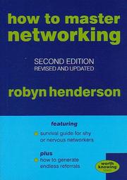 Cover of: How to Master Networking