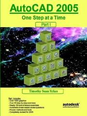Cover of: Autocad 2005: One Step at a Time-Part I
