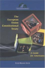 Cover of: The European Union Constitutional Treaty: A Guide For Americans