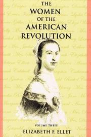 Cover of: The Women of the American Revolution - Volume III