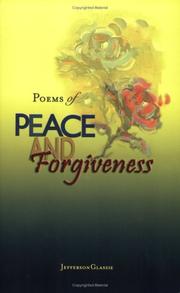 Cover of: Poems of Peace and Forgiveness by Jefferson Glassie