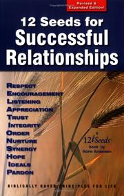 Cover of: 12 Seeds for Successful Relationships by Norm Andersen