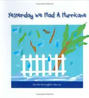 Cover of: Yesterday We Had a Hurricane