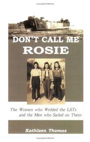 Don't call me Rosie by Thomas, Kathleen