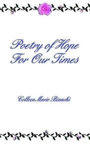 Cover of: Poetry of Hope for Our Times | Colleen Marie Bianchi