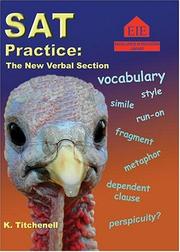 Cover of: Sat Practice: The New Verbal Section