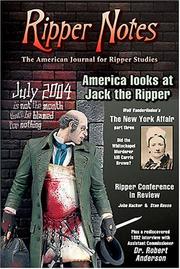 Cover of: Ripper Notes: America Looks at Jack the Ripper by Dan Norder