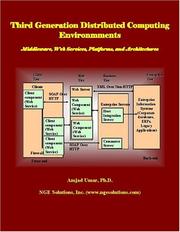 Cover of: Third Generation Distributed Computing Environments by Amjad Umar