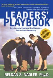 Cover of: Leaders' Playbook: How to Apply Emotional Intelligence-Keys to Great Leadership