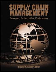 Cover of: Supply chain management: processes, partnerships, performance