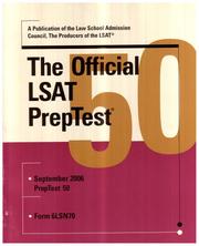 Cover of: The Official LSAT PrepTest 50